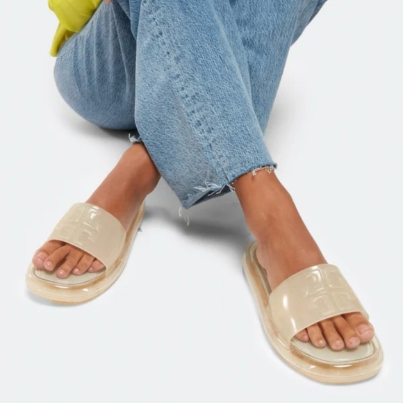 Tory Burch Bubble Jelly Slides - Picture 1 of 13